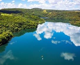 Imagem de um dia bonito e ensolarado em Uberlândia